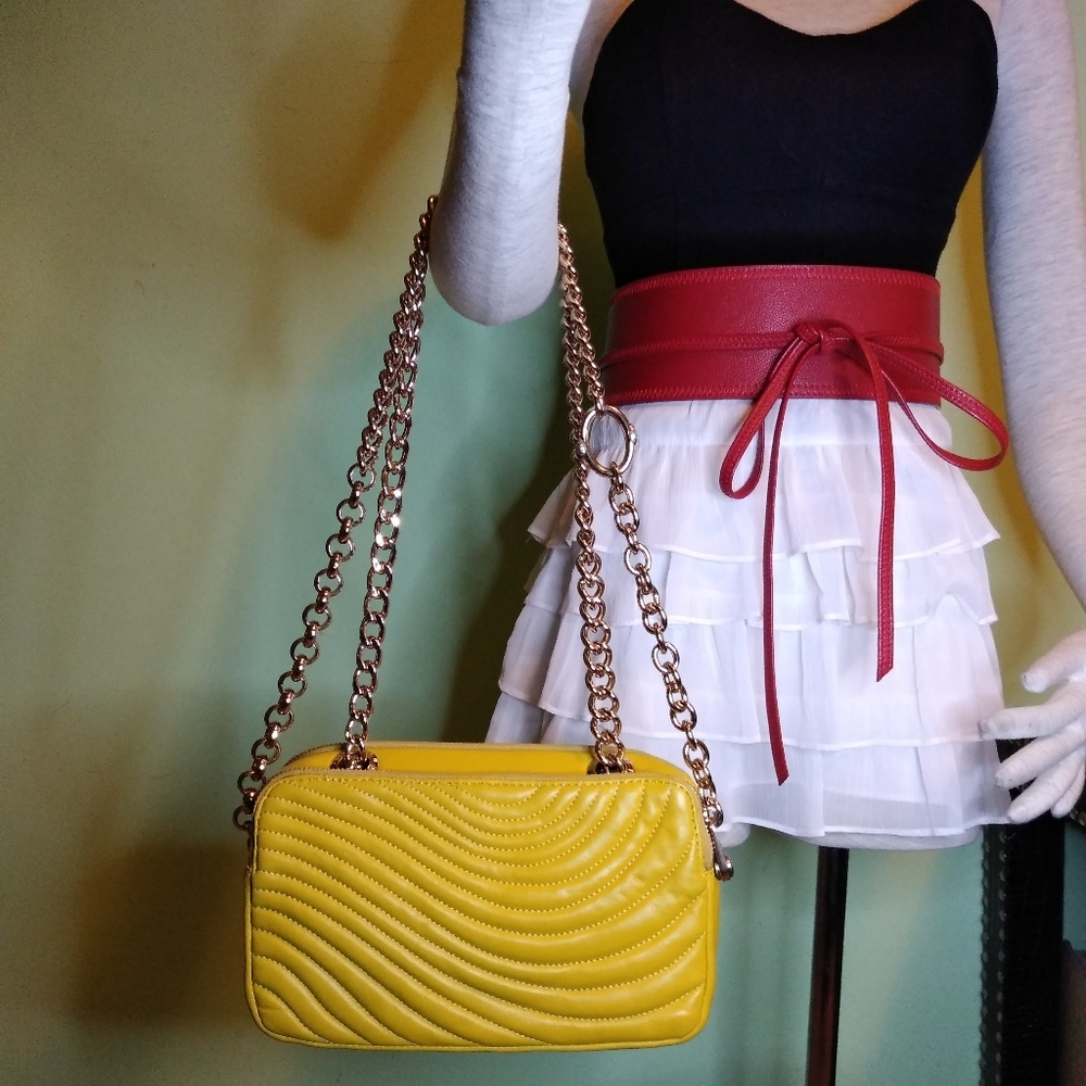 Canary Yellow cross body